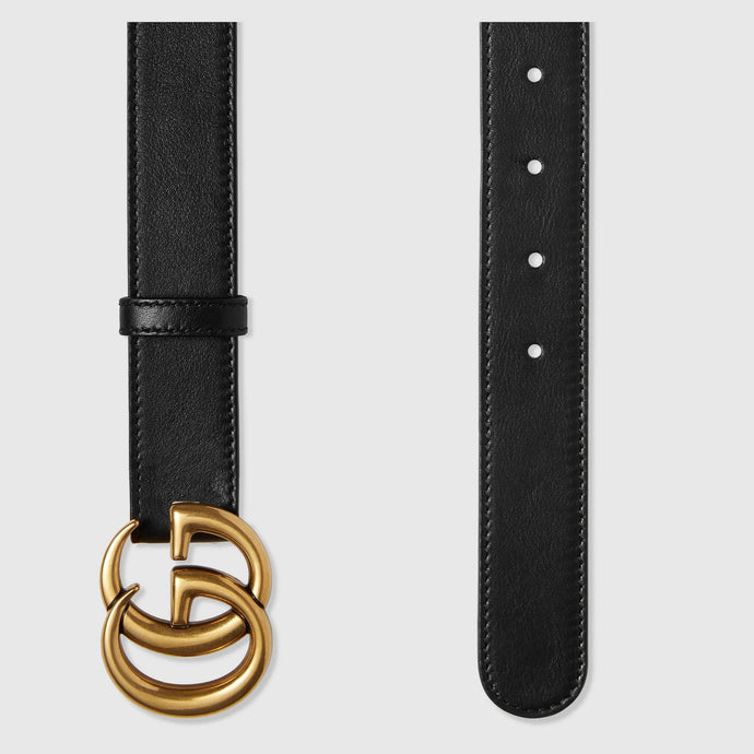 GUCCI | Leather | Belt | Double G buckle - Amacci 